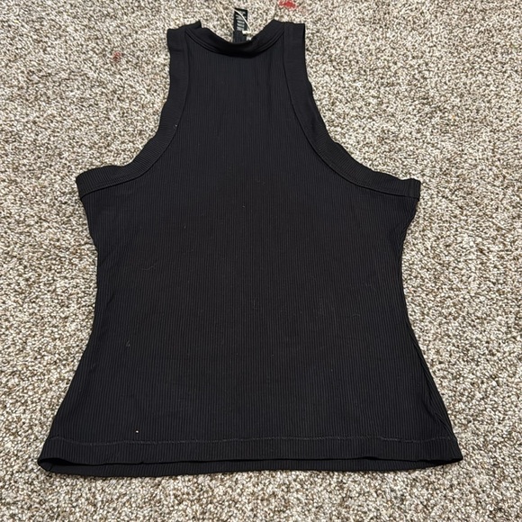 SKIMS Women's Soft Lounge High Neck Tank Size XS In Onyx - Picture 6 of 7